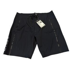 NWT Gillz Men’s Pro Series Board Shorts Size 38 Anthracite Black Fishing